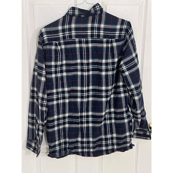 Men's L.L. Bean Fleece-Lined Flannel Jacket, Traditional Fit - Picture 3 of 3